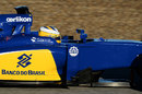 Marcus Ericsson behind the wheel of the 2015 Sauber