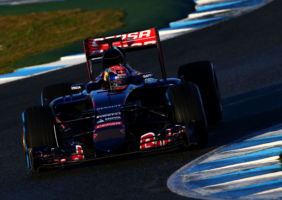 Toro Rosso rookie Max Verstappen turns in