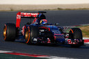 Max Verstappen drives the Toro Rosso equipped with an aero sensor