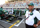 Tony Fernandes on the grid