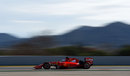 Sebastian Vettel at speed in the Ferrari