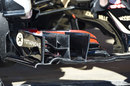 Front wing detail on the Lotus E23