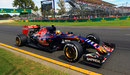 Carlos Sainz and his Toro Rosso approach the penultimate corner