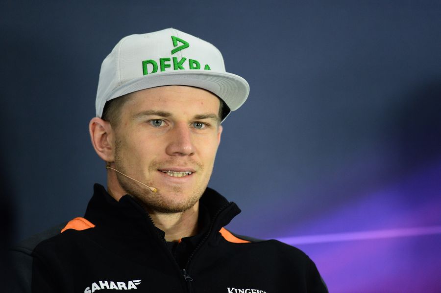 Hulkenberg at the Press Conference