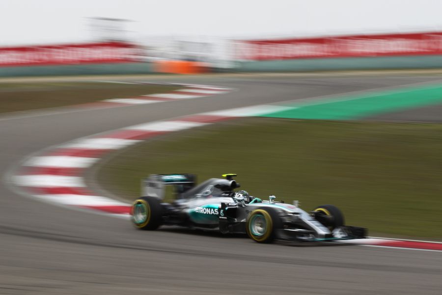 Nico Rosberg on the soft tyre