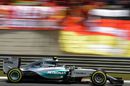 Nico Rosberg speeds up during FP3