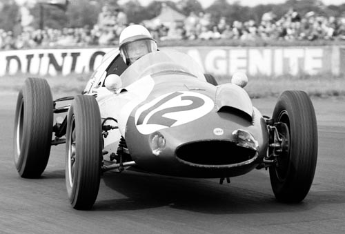Tony Brooks drives his Cooper at the 1960 British Grand Prix