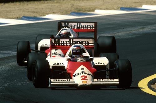 Keke Rosberg finished fourth in Spain in 1986
