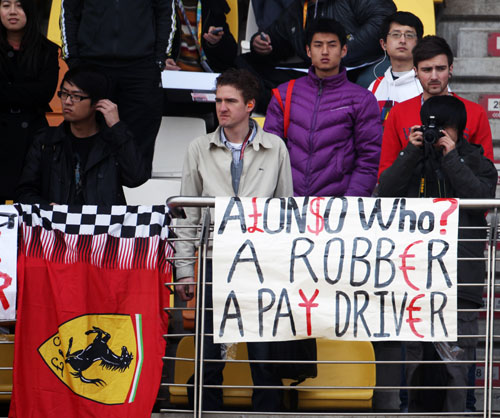 Not everyone is a Ferrari or Fernando Alonso fan