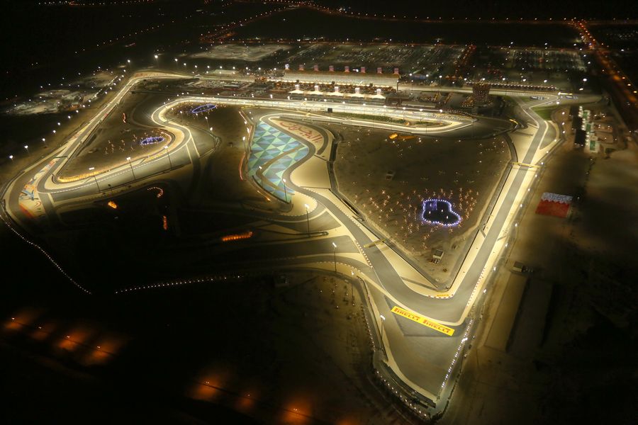 Aerial view at Bahrain International Circuit