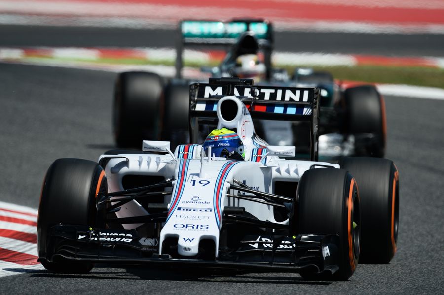 Felipe Massa on track for Williams