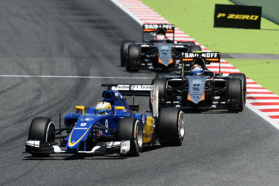 Marcus Ericsson leads two Force Indias