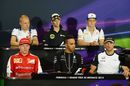 The driver press conference on Wednesday