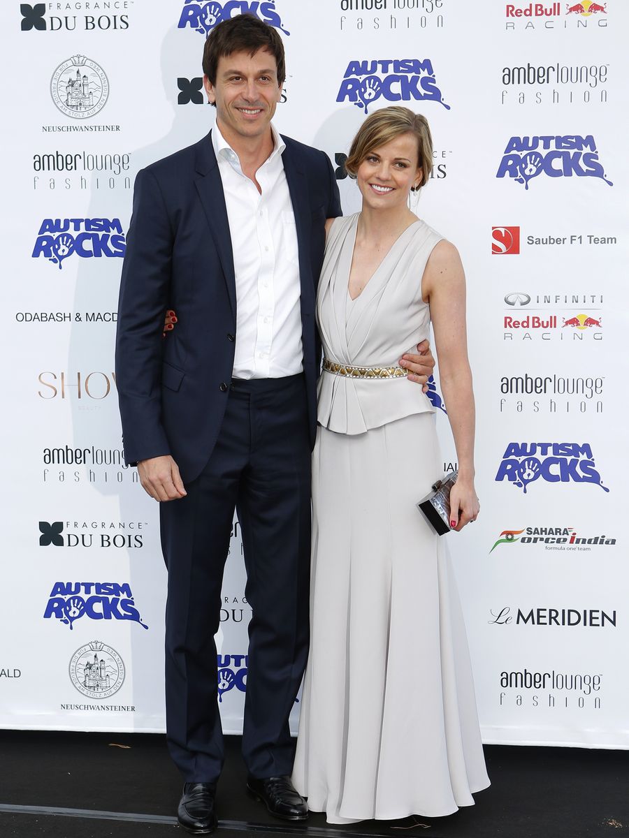 Toto Wolff and Susie Wolff at Amber Lounge Fashion Show