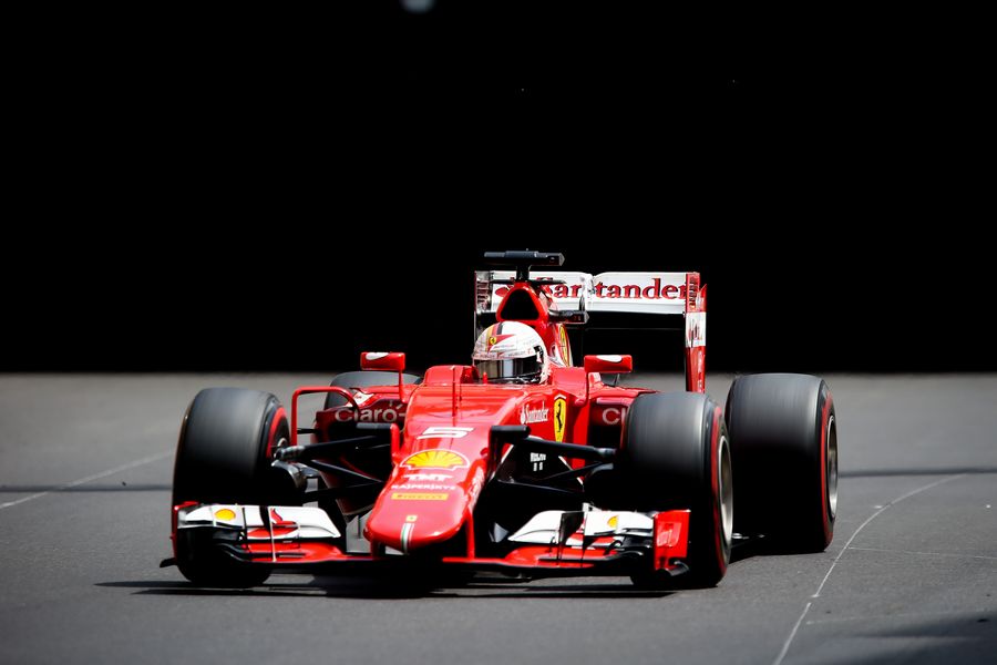 Sebastian Vettel tries super soft tyres