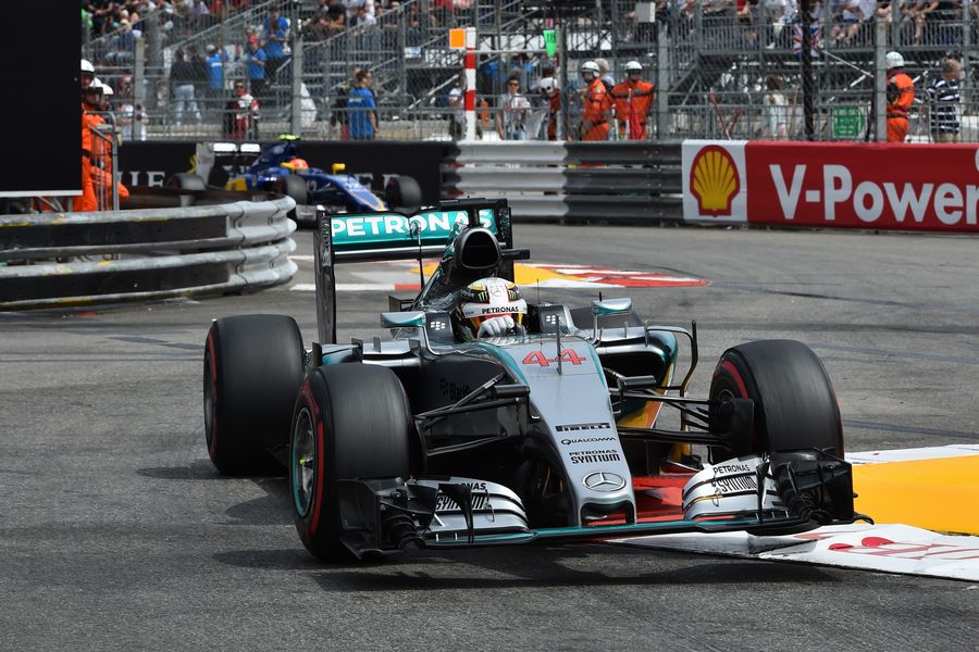 Lewis Hamilton on super soft tyres