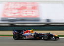 Mark Webber on his way to the fastest lap in final practice