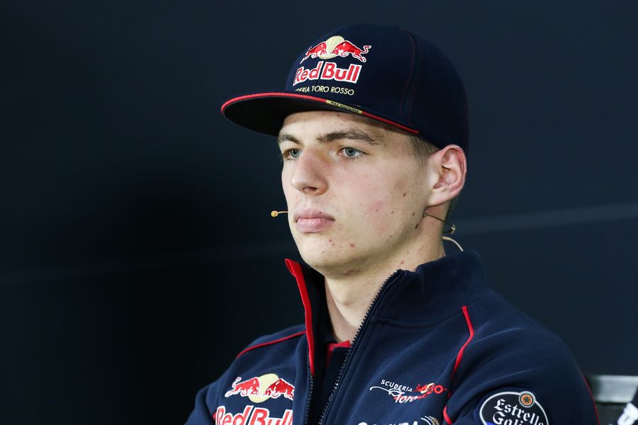 Max Verstappen at the Press Conference