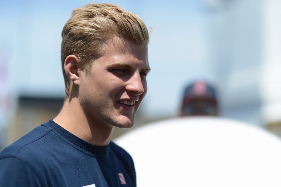 Marcus Ericsson looks relaxed in the paddock
