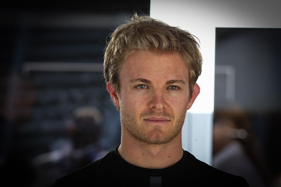Nico Rosberg in the paddock