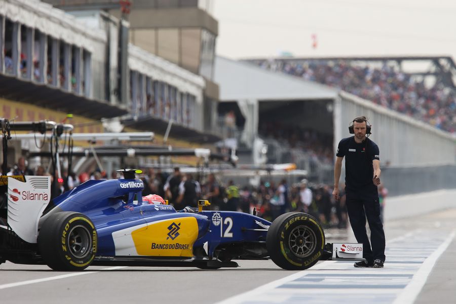 Felipe Nasr returnes to the Sauber pit