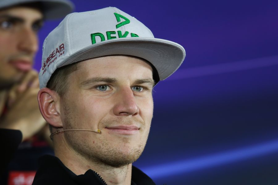 Nico Hulkenberg in the press conference
