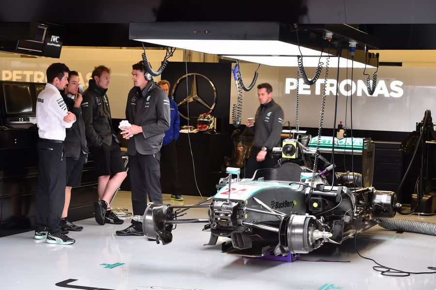 W06 in the Mercedes garage
