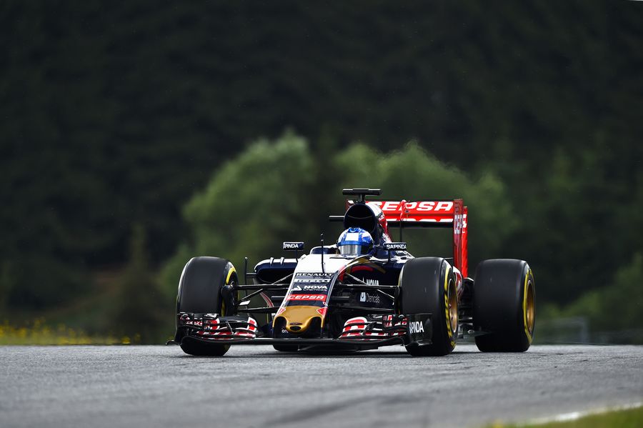 Marco Wittmann on track in the STR10