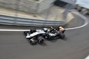 Sergio Perez heads out on track
