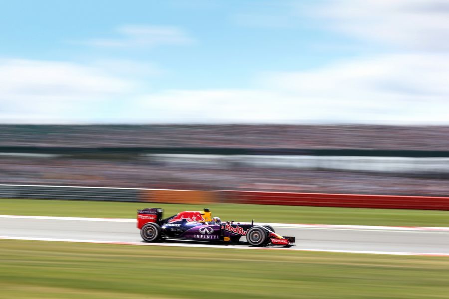Daniel Ricciardo at the wheel of the Red Bull