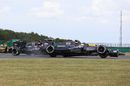 The big crash on lap one to force Jenson Button to retirement