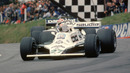 Alan Jones on his way to victory at Silverstone