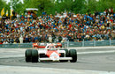 Niki Lauda on his way to victory in France