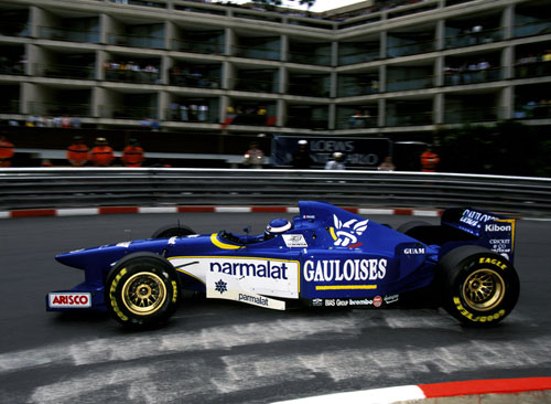 Olivier Panis on his way to winning the Monaco Grand Prix