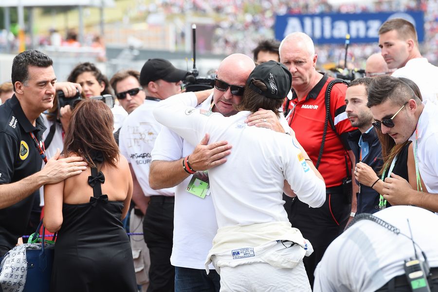 Fernando Alonso with Philippe Bianchi 