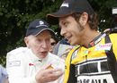 Valentino Rossi with John Surtees