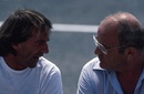 Jacques Laffite chats with Guy Ligier
