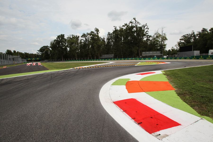 Track view from the first chicane