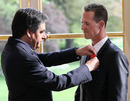 Michael Schumacher receives a Legion d'honneur
