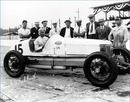 Frank Lockhart and his team at Indianapolis