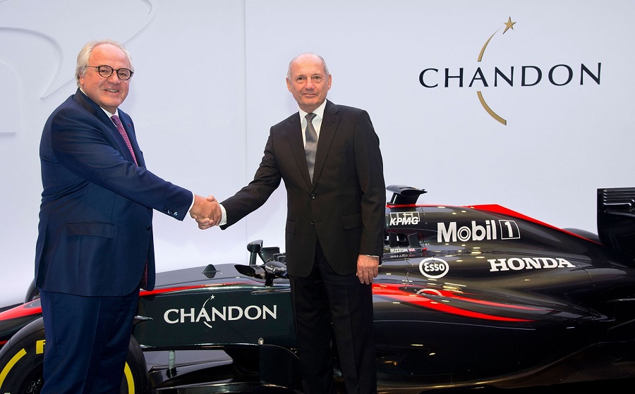 Christophe Navarre and Ron Dennis