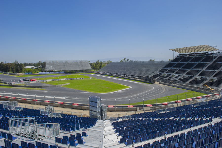 A view from the grandstand at Autodromo Hermanos Rodriguez