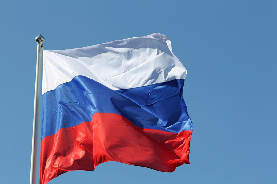 Russian flag in Sochi