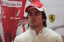 A pensive Fernando Alonso before Free Practice 2