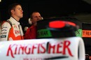 Force India's Paul di Resta looks on
