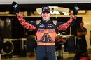 Sergio Perez with special edition, Mexican-themed Alpinestars racesuit