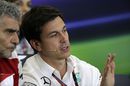 Toto Wolff in the Friday press conference