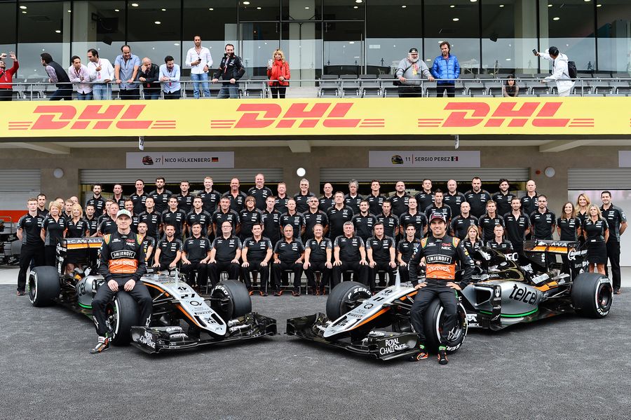 Force India team photo