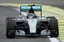 Nico Rosberg on track with soft tyres