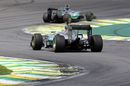 Lewis Hamilton chases Nico Rosberg